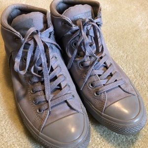 Converse Mid/High Tops Gray Women’s 11 Men’s 9